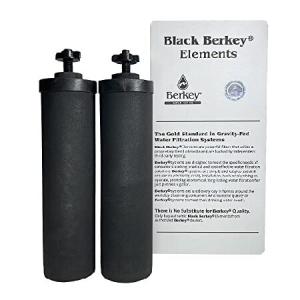 Berkey(バーキー) 大型重力式浄水器 ブラックBerkey浄水エレメント2個