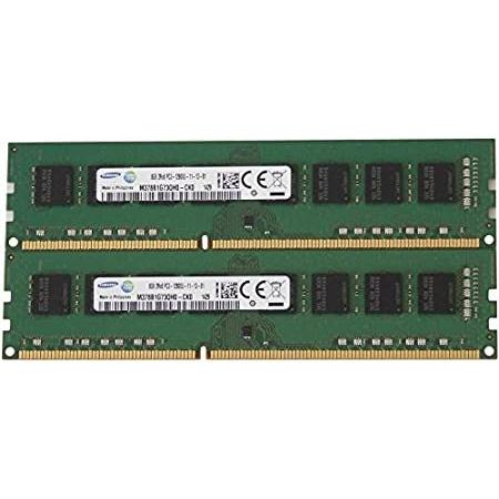 サムスン オリジナル 16GB, (2 x 8GB) 240ピンDIMM, DDR3 PC3-128...
