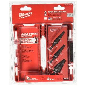 Bit Step Set 3pc Nos 1-2-4 by Milwaukee Electric Tools
