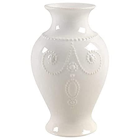 Lenox ホワイトフレンチパール8インチ ブーケ花瓶 2.2ポンド