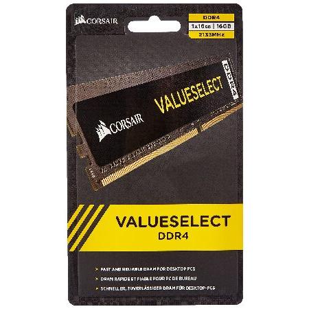 CORSAIR DDR4 メモリモジュール VALUE SELECT シリーズ 16GB×1枚キット...