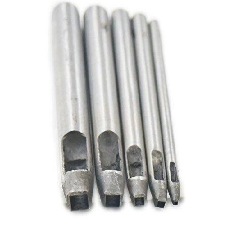 5 PCS 1mm 2mm 3mm 4mm 5mm Leather Punch Cutter Too...