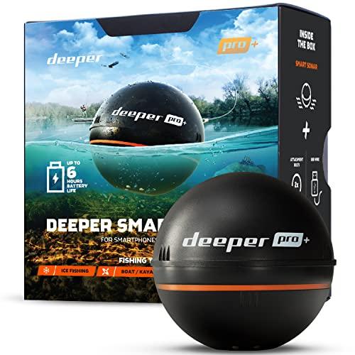 Deeper フィッシュファインダー スマートソナー PRO+ - GPS ポータブル ワイヤレス ...