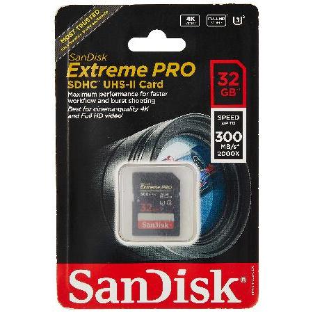 SanDisk Extreme Pro - Flash メモリーカード - 32 GB - SDHC...