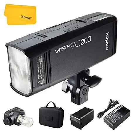 Godox AD200 Strobe Flash Monolight, 200Ws Pocket F...
