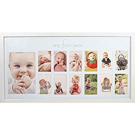 グリーン Pollywog | Baby&apos;s First Year Frame | Collage ...