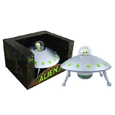 Off the Wall Toys Alien Glow-in-the-Dark UFO Space...