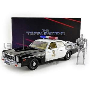 グリーンライト 1/18 1977 ダッジ モナコ メトロポリタンポリス ＆ T-800 エンドスケ...