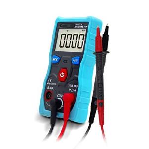 PerfectPrime DM0001, Full Automatic Portable Digital Multimeter/Multimetro automotriz Tester 4000 Counts True RMS w/NCV DATA HOLD LED lighting