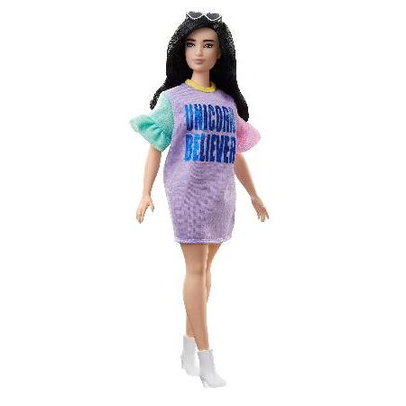 Barbie Fashionistas Doll with Long Brunette Hair W...