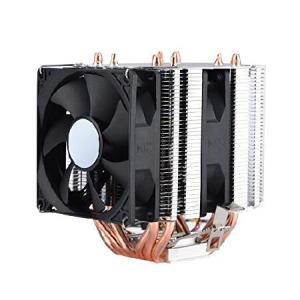 Zerone デュアルタワー 静音CPU冷却ファン 6 ヒートパイプ CPUクーラー 800-2200 回転/分 静音熱放散冷却ファン AMD Intel 775 1150 1151 1155 1156 1366