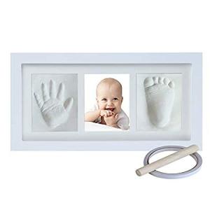 Baby Hand and Footprint Keepsake, Non-Toxic Clay Photo Frame Registry キット f｜hiro-s-shop