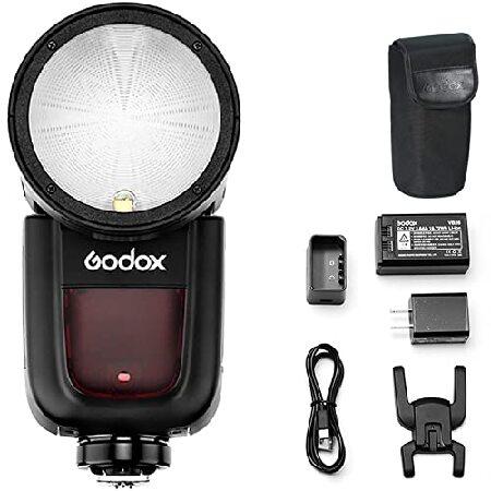 Godox V1-F Round Head Camera Flash Speedlite, 2.4G...