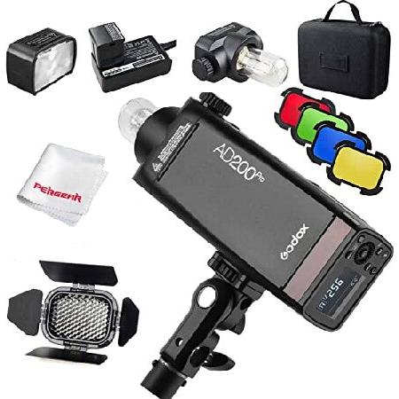 GODOX AD200 Pro AD200Pro with BD-07 Barn Door Hone...