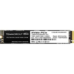 TEAMGROUP MP33 256GB SLC キャッシュ 3D NAND TLC NVMe 1.3 PCIe Gen3x4 M.2 2280 内蔵ソリッドステートドライブ SSD (読み取り/書き込み速度