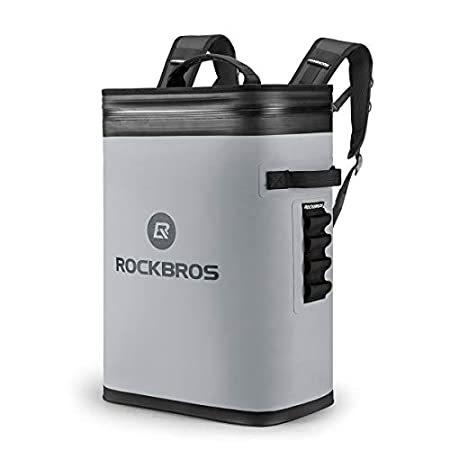ROCKBROS クーラーボックス 保冷バッグ バックパック 高機能 48時間以上超保冷 3層断熱 ...