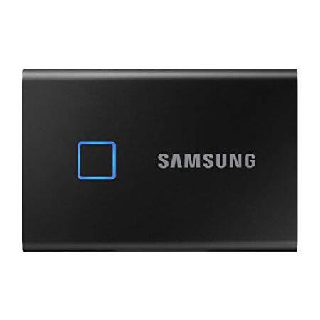 SAMSUNG T7 Touch ポータブル SSD 500GB - Up to 1050MB/s ...