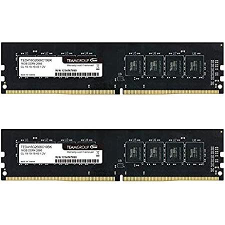 TEAMGROUP Elite DDR4 64GB キット (2 x 32GB) 3200MHz (...