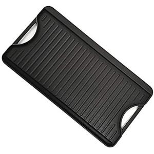 BBQ Grill Non-Stick Cast Iron Camp Griddle 20-inch Plancha, Reversible Cast