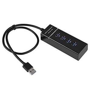 Cuifati 4ポート USB3.0 HUB USB拡張 ミニポータブルハブ充電ドックステーション5Gbps 充電ハブアダプター Chromeboo