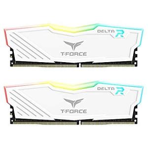 TEAMGROUP T-Force Delta RGB DDR4 16GB  3600MHz  CL18 デスクトップゲーミングメモリーモジュール RAM