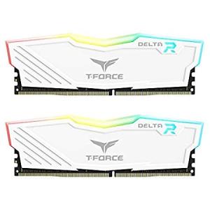 TEAMGROUP T-Force Delta RGB DDR4 16GB  3600MHz  CL18 デスクトップゲーミングメモリーモジュール RAM