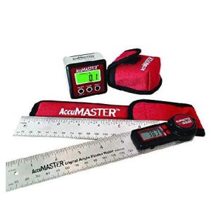 Calculated Industries 7489 AccuMASTER Value Pack - 2-in-1 Digital Angle Gauge plus the Digital 7-Inch Angle Finder Ruler | Accurate Precision Tools foの商品画像