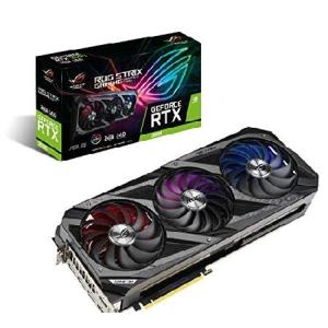 ASUS ROG STRIX NVIDIA GeForce RTX 3090 ゲーミンググラフィックスカード PCIe 4.0 24GB GDDR6X HDMI 2.1 DisplayPort 1.4a Axial-Tech ファンデザイン 2.9スロ
