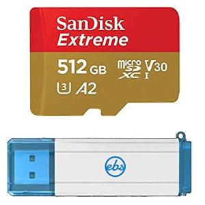 SanDisk 512GB Micro Extreme メモリーカード for Samsung Phone Works with Galaxy S20