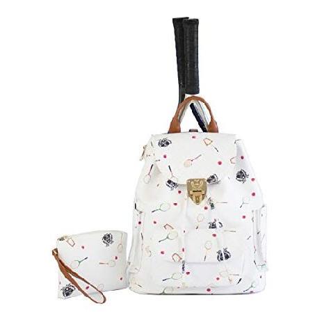 Court Couture Hampton Monogram Tennis Backpack/ Pi...