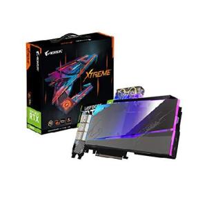 GIGABYTE グラフィックカード AORUS GeForce RTX 3090 Xtreme WATERFORCE WB 24G Waterforce ウォーターブロック冷却システム 24GB 384-bit GDDR6X GV-N3090AORU