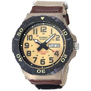Casio 腕時計 カジュアル メンズ クオーツナイロンストラップ、カーキ、28.4 Model: MRW-210HB-5B｜hiro-s-shop
