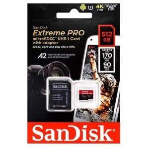 SanDisk Extreme Pro 512GB Micro SDXC メモリーカード Works with Sony Cyber-Shot DSC-HX99, DSC-RX0 II Compact Camera (SDSQXCZ-512G-GN6MA) Bundle with (1