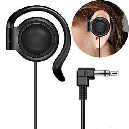 EXMAX Wired Single Headphones 3.5mm Left-Side Earp...