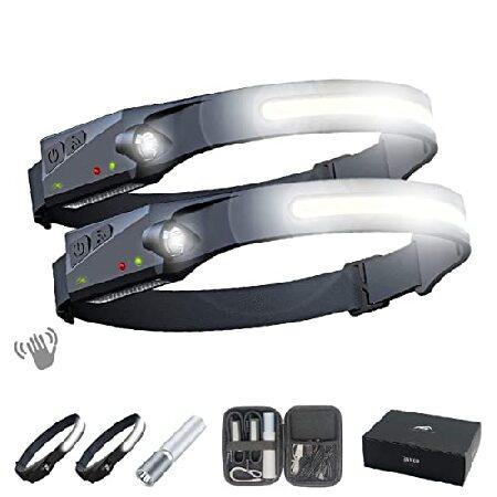 3AMGO Rechargeable LED Headlamp - Waterproof Headb...