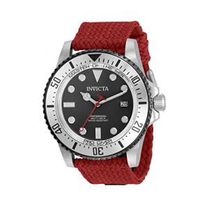 Invicta 腕時計 メンズ Pro Diver 35486 Automatic Red Band Stainless Steel 44MM Case