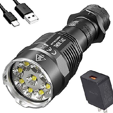 NITECORE ライト TM9K TAC 9800ルーメン USB-C 充電式懐中電灯 Lumen...