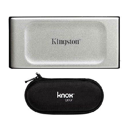 Kingston XS2000 2TB 高性能ポータブル外付けSSD Knox Gear ハードトラ...