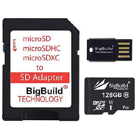 BigBuild Technology 128GB Ultra Fast 100MB/s U3 mi...