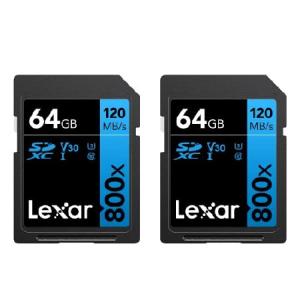 Lexar 高性能 800x 64GB 2パック