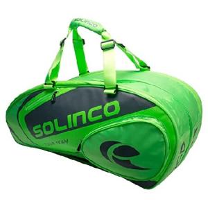 SOLINCO テニスラケットバッグ 6個パック フルネオングリーン (OS)｜hiro-s-shop