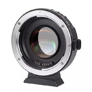 Viltrox EF-M2II 0.71倍スピードブースター焦点減速レンズアダプター キャノン EF レンズM43マウントカメラ GH4 GH5 GF6用 オートフォーカス