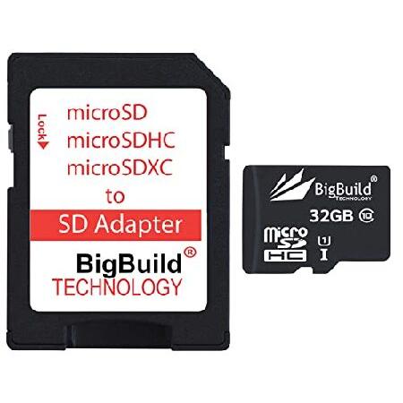 BigBuild Technology 32GB Ultra Fast 80MB/s microSD...