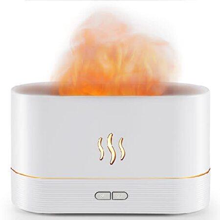 PLUWEL Flame Diffuser Humidifier-Auto Off 180ml Es...