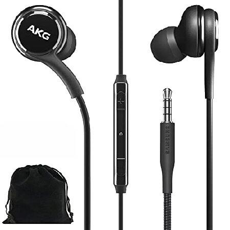 Samsung AKG イヤホン オリジナル 3.5mm リモコン＆マイク付き Galaxy A71...