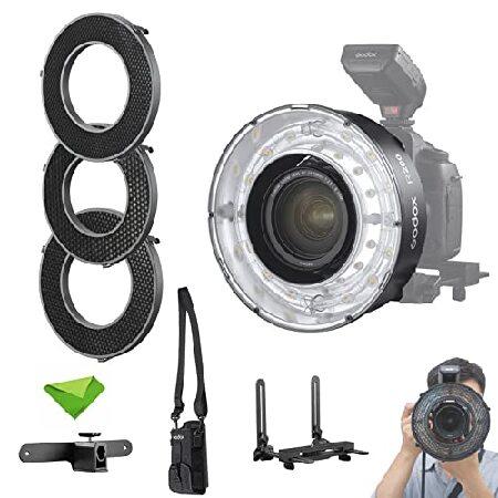 Godox R200 マクロリングフラッシュヘッド HC20/HC30 / HC40 ハニカムグリッ...