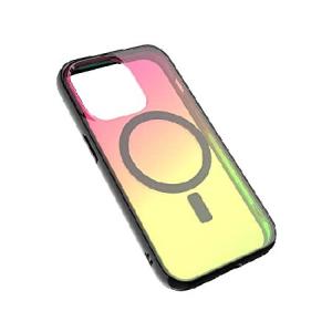 Mous - 透明クリア保護ケース iPhone 14 Pro Max用 - 玉虫色 2.0 - MagSafe対応 - iPhone 14 Pro Max用クリアケース - 耐傷性 クリスタルクリア＆スリムデザイン