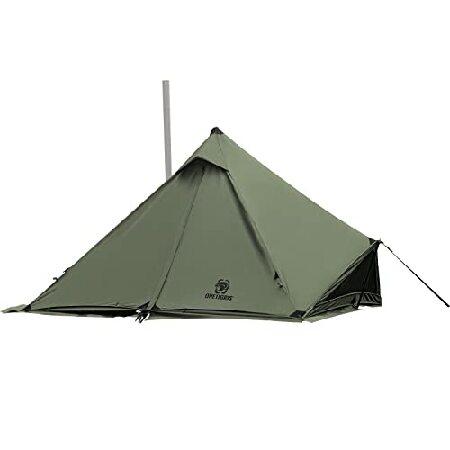 OneTigris Conifer Canvas Tent with Stove Jack, Tee...