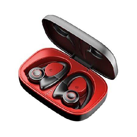 Xmenha Wireless Over Ear Earbuds with Earhooks Blu...