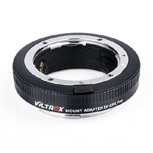 VILTROX EF-GFX Pro オートフォーカスレンズマウントアダプター 手動絞りリング付き Canon EOS EF/EF-SレンズからFujifilm G-Mount GFXカメラ100/100S/50S/50R用